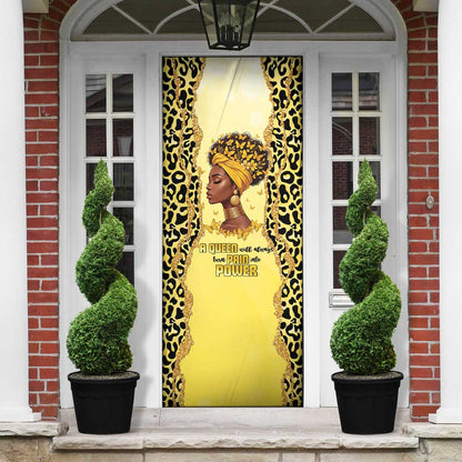 Black Her Story Door Cover A Queen Turns Pain Into Power - African Pride