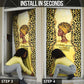 Black Her Story Door Cover A Queen Turns Pain Into Power - African Pride
