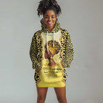 Black Her Story Hoodie Dress A Queen Turns Pain Into Power - African Pride