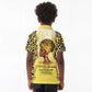 Black Her Story Kid Polo Shirt A Queen Turns Pain Into Power - African Pride