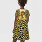 Black Her Story Kid Short Sleeve Dress A Queen Turns Pain Into Power - African Pride