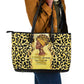 Black Her Story Leather Tote Bag A Queen Turns Pain Into Power - African Pride