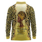Black Her Story Long Sleeve Polo Shirt A Queen Turns Pain Into Power - African Pride
