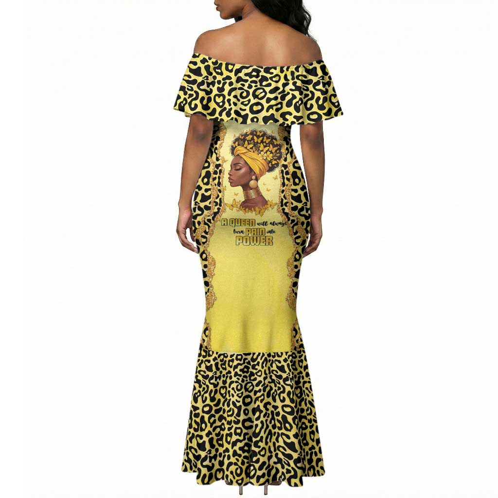 Black Her Story Mermaid Dress A Queen Turns Pain Into Power - African Pride