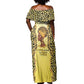 Black Her Story Off Shoulder Maxi Dress A Queen Turns Pain Into Power - African Pride