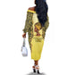Black Her Story Off The Shoulder Long Sleeve Dress A Queen Turns Pain Into Power - African Pride