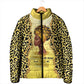 Black Her Story Padded Jacket A Queen Turns Pain Into Power - African Pride