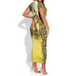 Black Her Story Short Sleeve Bodycon Dress A Queen Turns Pain Into Power - African Pride