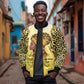 Black Her Story Sleeve Zip Bomber Jacket A Queen Turns Pain Into Power - African Pride