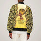 Black Her Story Sleeve Zip Bomber Jacket A Queen Turns Pain Into Power - African Pride