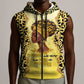 Black Her Story Sleeveless Zip Hoodie A Queen Turns Pain Into Power - African Pride