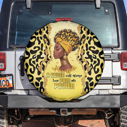 Black Her Story Spare Tire Cover A Queen Turns Pain Into Power - African Pride