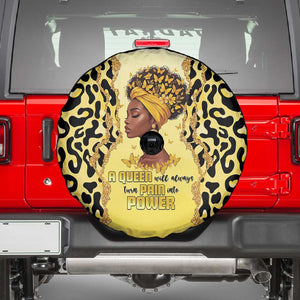 Black Her Story Spare Tire Cover A Queen Turns Pain Into Power - African Pride