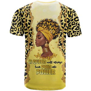 Black Her Story T shirt A Queen Turns Pain Into Power - African Pride