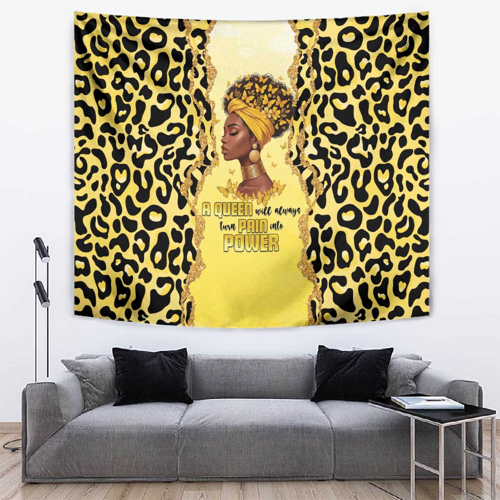 Black Her Story Tapestry A Queen Turns Pain Into Power - African Pride