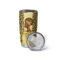 Black Her Story Tumbler Cup A Queen Turns Pain Into Power - African Pride