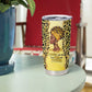 Black Her Story Tumbler Cup A Queen Turns Pain Into Power - African Pride