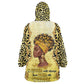 Black Her Story Wearable Blanket Hoodie A Queen Turns Pain Into Power - African Pride