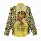 Black Her Story Women Casual Shirt A Queen Turns Pain Into Power - African Pride