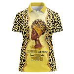Black Her Story Women Polo Shirt A Queen Turns Pain Into Power - African Pride