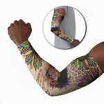Black Her Story Sunshine Hurricane Arm Sleeves Empowered Black Woman - African Pride