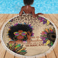 Black Her Story Sunshine Hurricane Beach Blanket Empowered Black Woman - African Pride