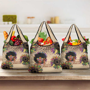 Black Her Story Sunshine Hurricane Grocery Bag Empowered Black Woman - African Pride