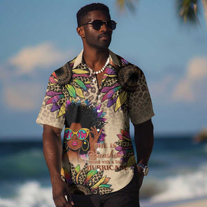 Black Her Story Sunshine Hurricane Hawaiian Shirt Empowered Black Woman - African Pride