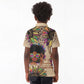 Black Her Story Sunshine Hurricane Kid Polo Shirt Empowered Black Woman - African Pride