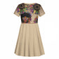 Black Her Story Sunshine Hurricane Kid Short Sleeve Dress Empowered Black Woman - African Pride