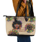 Black Her Story Sunshine Hurricane Leather Tote Bag Empowered Black Woman - African Pride