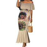 Black Her Story Sunshine Hurricane Mermaid Dress Empowered Black Woman - African Pride