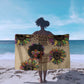 Black Her Story Sunshine Hurricane Sarong Empowered Black Woman - African Pride