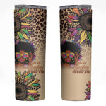 Black Her Story Sunshine Hurricane Skinny Tumbler Empowered Black Woman - African Pride