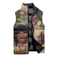 Black Her Story Sunshine Hurricane Sleeveless Puffer Jacket Empowered Black Woman - African Pride