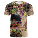 Black Her Story Sunshine Hurricane T shirt Empowered Black Woman - African Pride