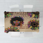 Black Her Story Sunshine Hurricane Tablecloth Empowered Black Woman - African Pride
