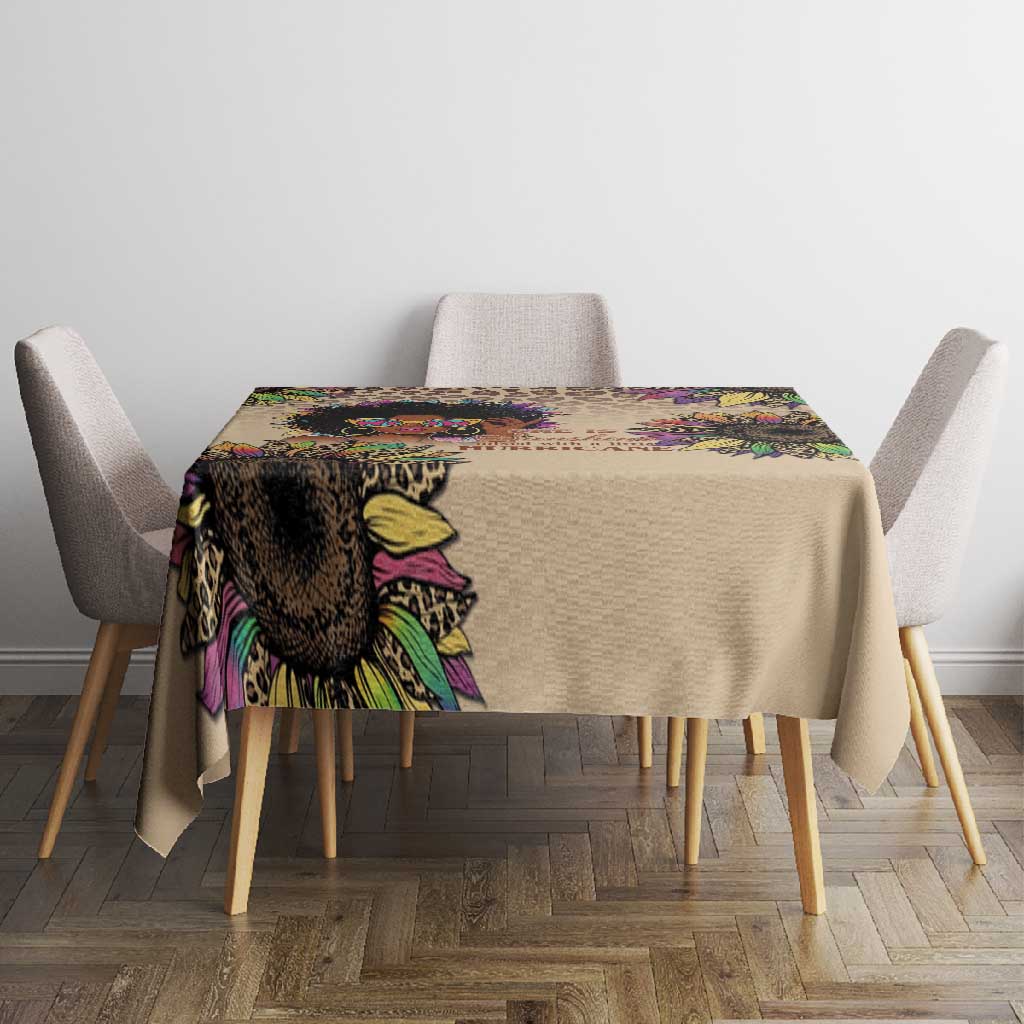 Black Her Story Sunshine Hurricane Tablecloth Empowered Black Woman - African Pride
