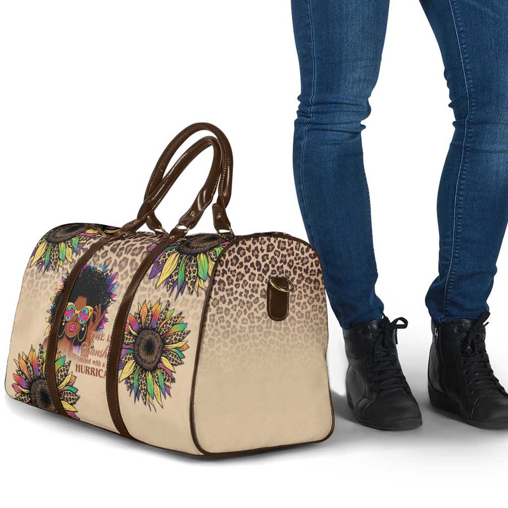 Black Her Story Sunshine Hurricane Travel Bag Empowered Black Woman - African Pride