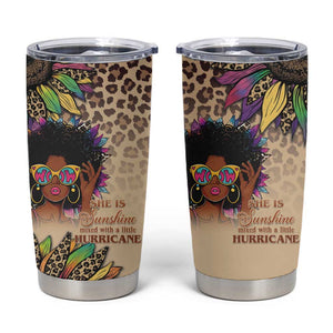 Black Her Story Sunshine Hurricane Tumbler Cup Empowered Black Woman - African Pride