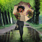 Black Her Story Sunshine Hurricane Umbrella Empowered Black Woman - African Pride