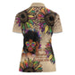 Black Her Story Sunshine Hurricane Women Polo Shirt Empowered Black Woman - African Pride