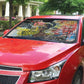 Black Her Story Graffiti Queen Auto Sun Shade Black Woman Empowerment - African Pride