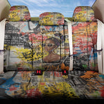 Black Her Story Graffiti Queen Back Car Seat Cover Black Woman Empowerment - African Pride