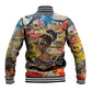Black Her Story Graffiti Queen Baseball Jacket Black Woman Empowerment - African Pride