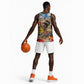 Black Her Story Graffiti Queen Basketball Jersey Black Woman Empowerment - African Pride