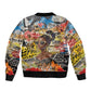 Black Her Story Graffiti Queen Bomber Jacket Black Woman Empowerment - African Pride