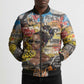 Black Her Story Graffiti Queen Bomber Puffer Jacket Black Woman Empowerment - African Pride