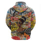 Black Her Story Graffiti Queen Hoodie Black Woman Empowerment - African Pride