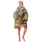 Black Her Story Graffiti Queen Kid Wearable Blanket Hoodie Black Woman Empowerment - African Pride